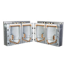 plastic extrusion blow mold