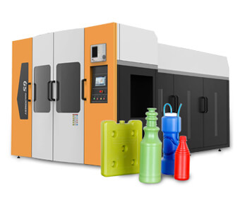 double station blow molding machine